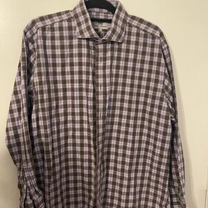 Hickey Freeman Men's Button Down Shirt